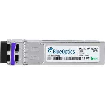 Tinklo siųstuvas-imtuvas BlueOptics 1442040G1-BO – optimis cSFP modulis, 1250 Mbit/s, sidabrinis