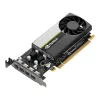 PNY NVIDIA T1000 4GB GDDR6 žemo profilio vaizdo plokštė, 4x Mini DisplayPort (VCNT1000-SB)