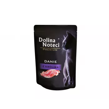 Šlapias kačių ėdalas dolina noteci Premium Rabbit 85 g pâté