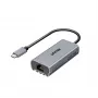 USB-C į RJ45 adapteris Unitek U1343AGY01 — 5 Gbps Ethernet, USB-C (kištukas) į RJ45 (lizdas), pilka, 0,15 m laidas