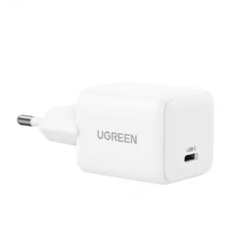 UGREEN įkroviklis Nexode N Series X513 30W GaN USB-C vieno prievado greitasis įkroviklis, 100–240 V, baltas