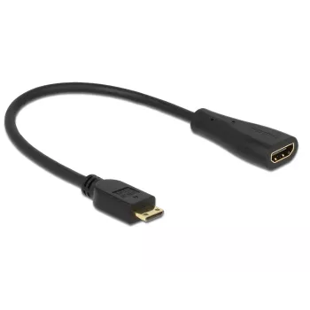 HDMI kabelis DeLOCK 0,23 m mini-HDMI / HDMI