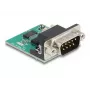 DeLOCK 90781 USB 2.0 į RS-232 keitiklis kartotuvas izoliatorius juodas žalias