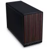 Korpusas Lian Li A3-mATX Wood Edition – riešutmedžio priekinis skydelis, juodas