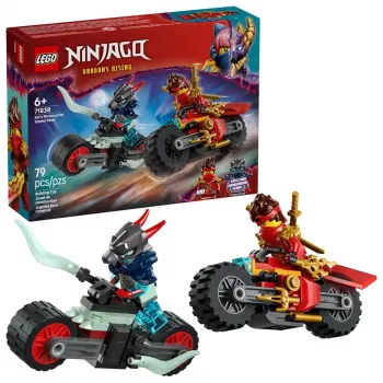 LEGO konstruktorius NINJAGO 71838 Kai motociklo greičio lenktynės — 79 dalių, 2 minifigūrėlės, amžius 6+, matmenys 40×30×90 mm