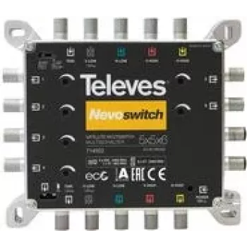 Satelitinis multiswitch Televes 714502 5 įėjimai 11 išėjimų