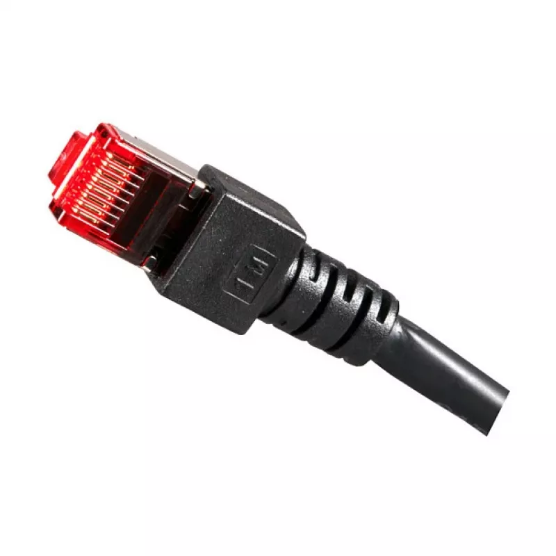 EFB-Elektronik RJ45 jungiamasis laidas Cat.6 S/FTP LSZH juodas 0,15 m