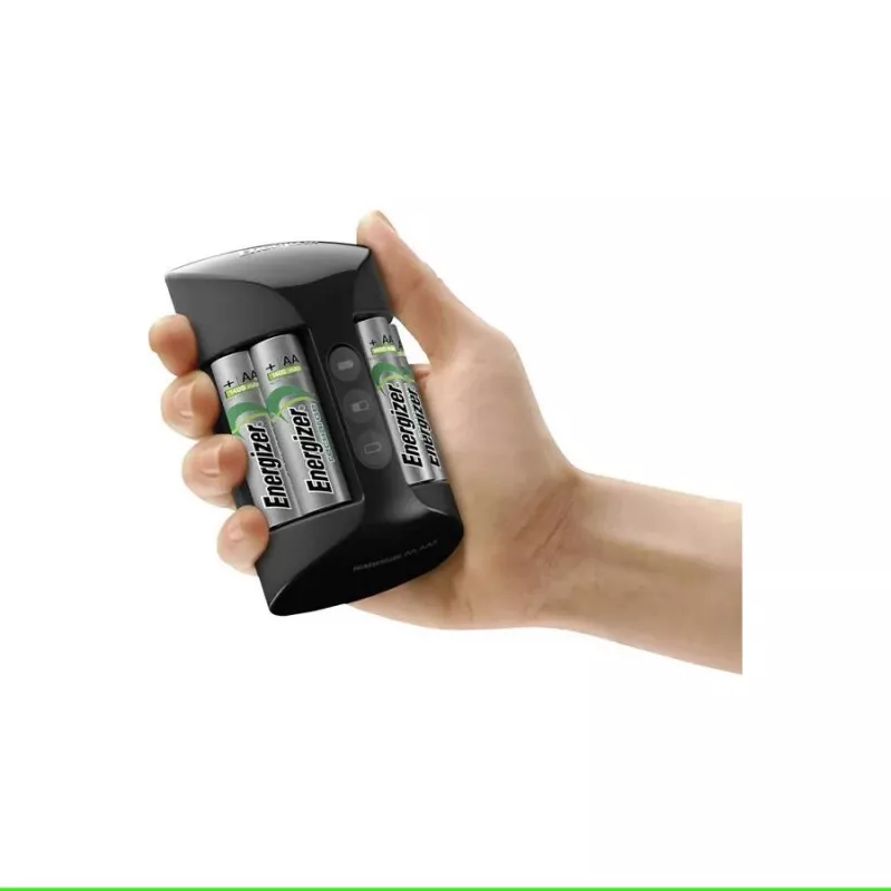 Energizer Pro Charger AC 4 lizdų AA/AAA NiMH įkroviklis su 4×2000 mAh baterijomis