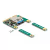 DeLOCK Mini PCIe I/O 1 x USB 2.0 Type-A moteriška pilno dydžio pusės dydžio