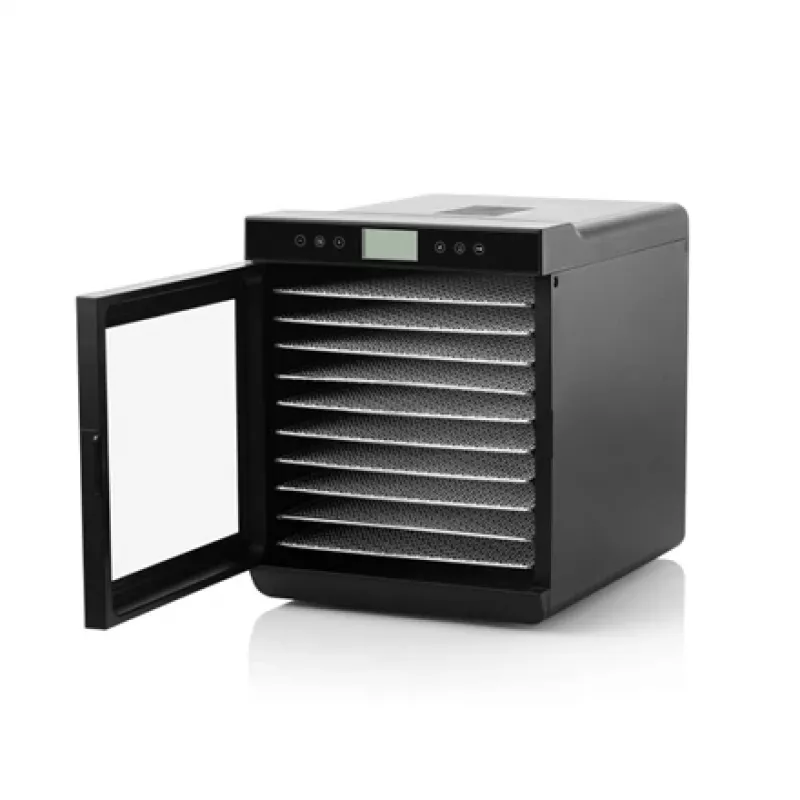 ETA Vital Air II ETA230290000 džiovintuvas vaisiams, 650 W, 10 padėklų, juodas