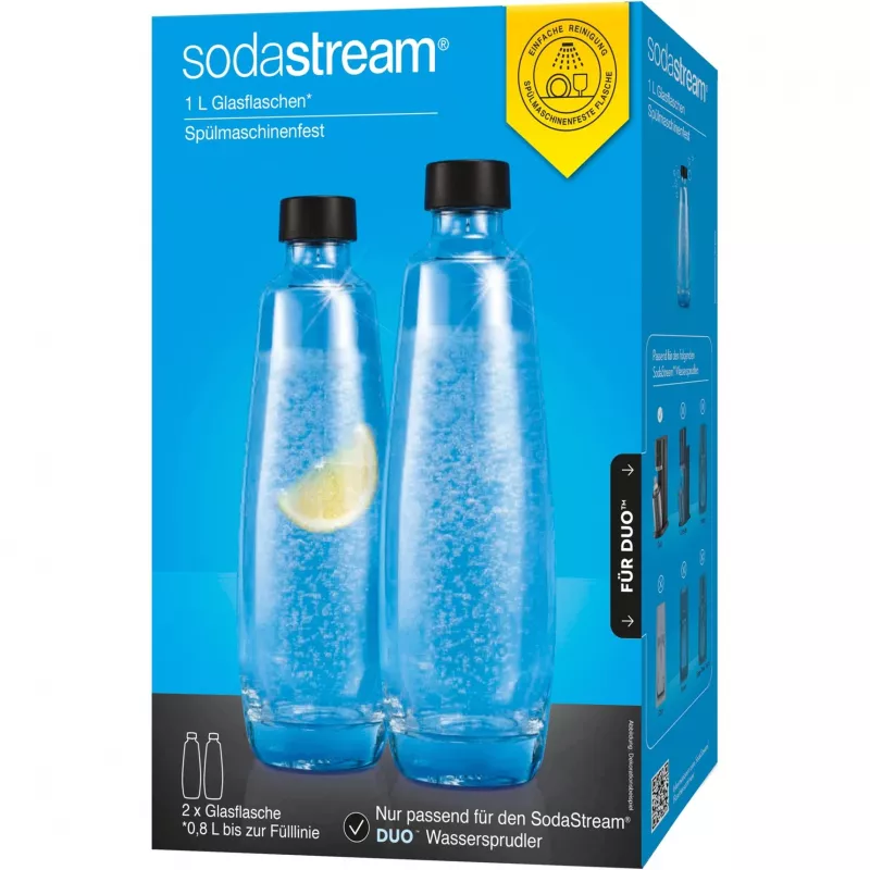 Karbonizavimo ąsotis SodaStream 1047202410 (2 vnt.)