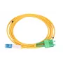Patchcord Extralink SC/APC į LC/UPC, vienmodis dupleksas G.652D, 3 mm, 0,5 m