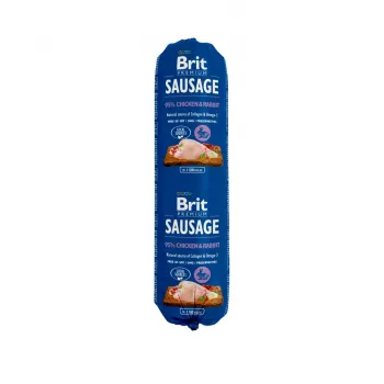 Šlapias šunų ėdalas Brit Premium Vištiena ir Triušis 800 g
