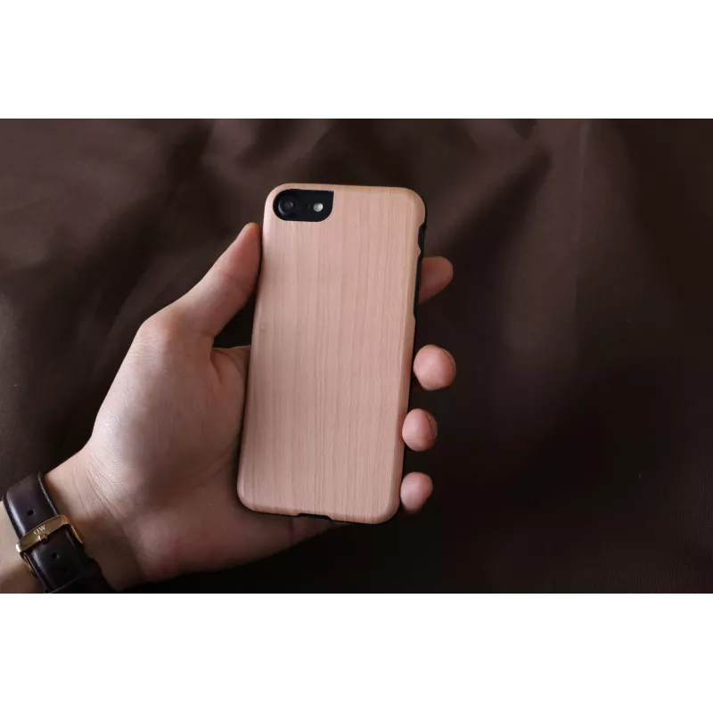 Dėklas telefonui iPhone 7/8 — man and wood ampero, juodas