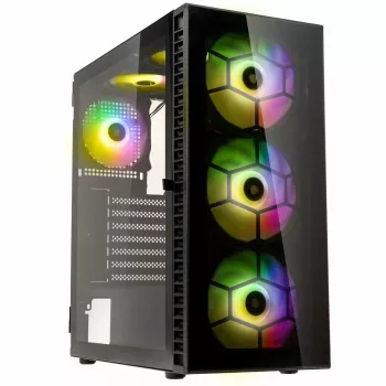 Kolink Observatory HF Glass ARGB Midi-Tower - juoda