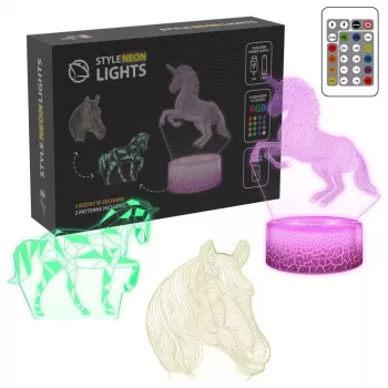 Manta SNL116RGB RGB 3D arklio dekoratyvinė LED lempa