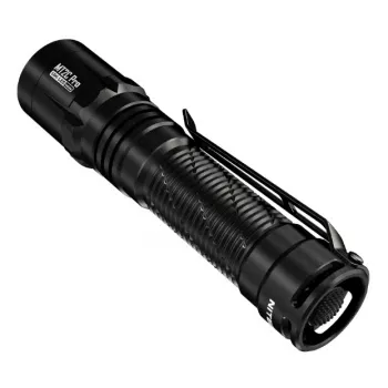 Rankinis žibintuvėlis Nitecore MT2C Pro, kompaktiškas aliuminis LED, įkraunamas per USB, 50 lm min., atsparus vandeniui 2 m, atsparus smūgiams, 117,5 mm, 64 g, juodas