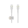 Belkin BOOST↑CHARGE PRO Flex USB-C laidas 1 m USB 2.0 USB-C baltas (CAB011BT1MWH)