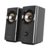 CREATIVE T60 2.0 Kompaktiniai Hi-Fi staliniai garsiakalbiai su aiškiu dialogu ir erdviniu garsu, Sound Blaster SmartComms Kit, USB-C garso ir mikrofono bei ausinių prievadais