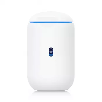 Ubiquiti Dream 7 belaidis maršrutizatorius 2.5 Gigabit Ethernet triju dažnių juostų (2.4 GHz / 5 GHz / 6 GHz) Baltas