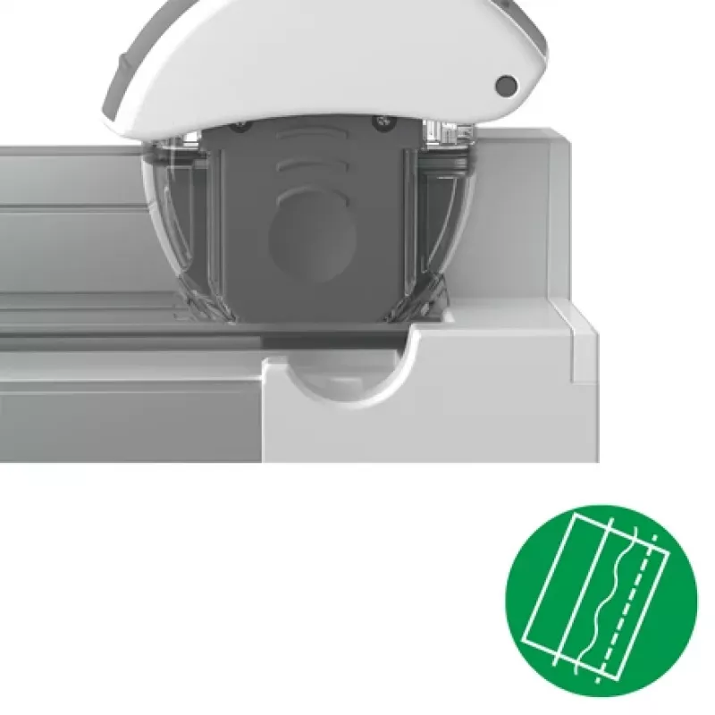 Leitz tiesaus pjūvio peiliukas tiksliam biuro pjaustytuvui, 15 lapų, plastikas, plienas, pilka, 14 mm, 40 mm, 48 mm