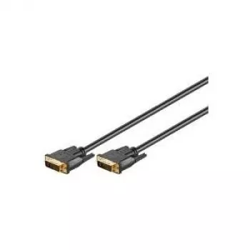 Wentronic Goobay DVI-I FullHD Dual Link kabelis, juodas, 3 m – DVI-I kištukas Dual-Link (24+5 kontaktų) > DVI-I kištukas Dual-Link (24+5 kontaktų) (69210)