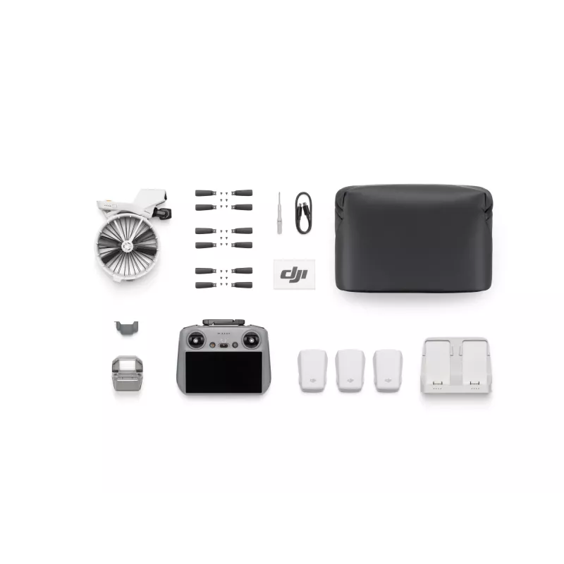 Kvadrakopteris DJI Flip Fly More Combo RC 2 – 4 rotoriai, 48 MP kamera, 3840×2160, maks. greitis 16 m/s, nuotolis 14000 m