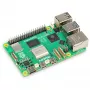 Vienos plokštės kompiuteris Raspberry Pi 5 kūrimo plokštė – 2400 MHz Arm Cortex-A76, iki 16 GB LPDDR4x, MicroSD, USB 3.2, Wi‑Fi 5