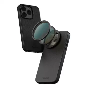 CPL filtras Telesin P10-FLT-02 58mm, skirtas iPhone 15 Pro/Pro Max