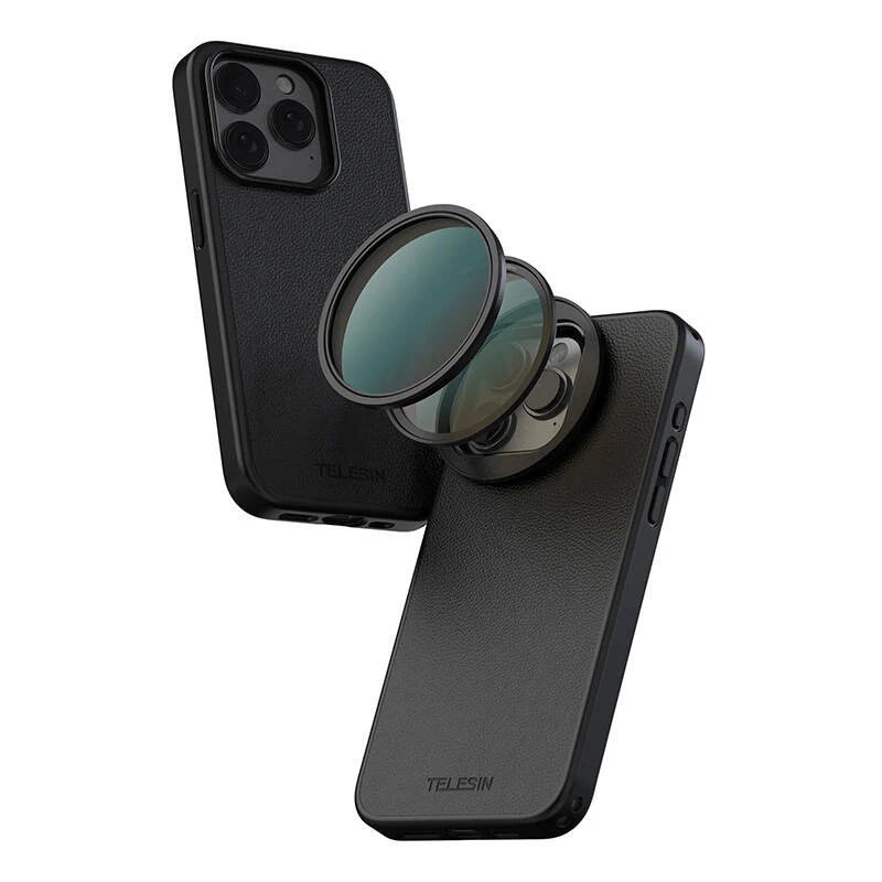 CPL filtras Telesin P10-FLT-02 58mm, skirtas iPhone 15 Pro/Pro Max
