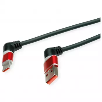 ROLINE USB 2.0 kabelis 360° sukamasis A-C ST/ST 2m