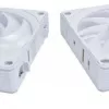 120 mm korpuso ventiliatorius Lian Li UNI FAN CL Wireless — baltas, belaidis RGB valdymas, grandininis jungimas