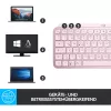 Logitech MX Keys Mini belaidė apšviesta klaviatūra - rožinė - CENTRAL (DE)