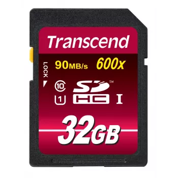 „Transcend“ 32 GB SDHC UHS-I 600x atminties kortelė TS32GSDHC10U1