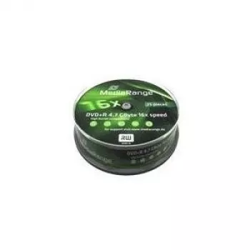 MediaRange 25 vnt. DVD+R 4,7 GB 120 min. 16x Spindel MR404