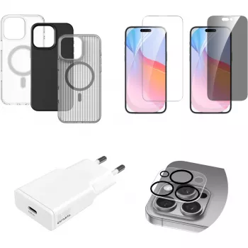 4smarts 7in1 vertės rinkinys, suderinamas su Apple iPhone 16 Pro Max MagSafe