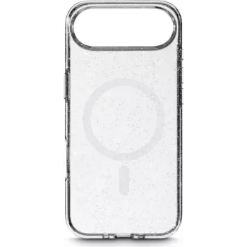 Apsauginis dėklas White Diamonds skaidrus su blizgučiais, MagSafe suderinamas, Apple iPhone Air