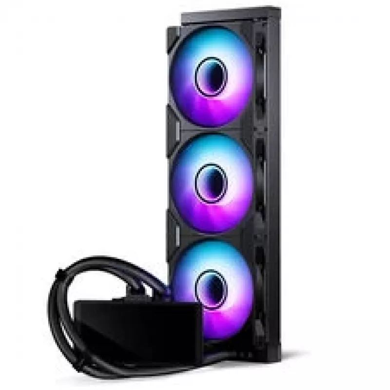 Phanteks Glacier One 360M25 LCD AiO skystas aušinimas, 6 colių ekranas - 360 mm, juoda