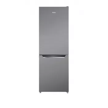 Šaldytuvas su šaldikliu AMICA FK2425.4UNTX(E) laisvai pastatomas, 277 L bendras, apatinis šaldiklis 74 L, inverteris, sidabrinis, 1593×540×550 mm
