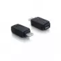 Adapteris USB micro-A+B lizdas į USB micro A kištuką DeLOCK 65032 juodas