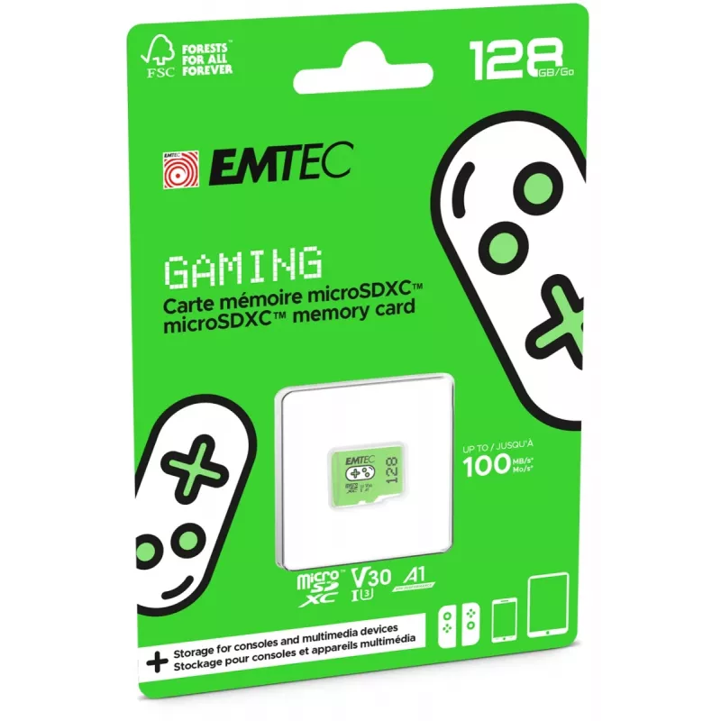 Atminties kortelė Emtec 128GB MicroSDXC UHS-I ECMSDMGXCU3G
