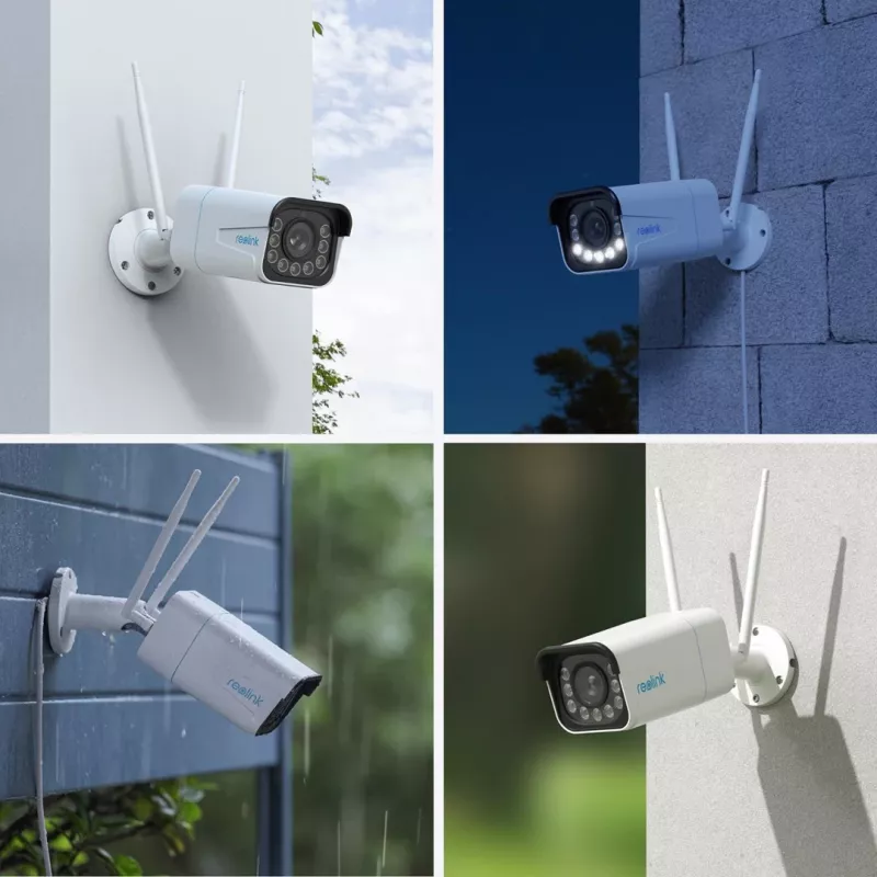 Reolink W430 - 4K lauko kamera, naujos kartos Wi-Fi 6, 5X optinis priartinimas, asmens/transporto priemonės/gyvūno aptikimas, spalvotas naktinis matymas