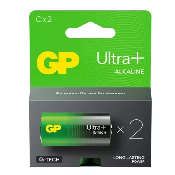 GP Alkaline ULTRA PLUS C baterijos 2 vnt. (03014AUPETA-B2)