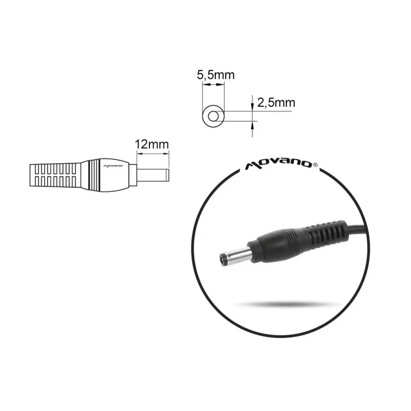 Maitinimo adapteris MITSU ZM/LIT19395 19V 3,95A, skirtas Toshiba nešiojamiesiems kompiuteriams