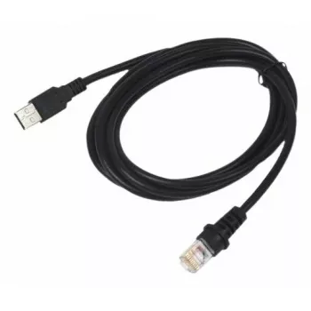 Datalogic USB / maitinimo laidas, USB, 1,2 m, juodas, skirtas Datalogic WLC4190, WLC4190-HC, Gryphon I GBT4200, GD4220, GD4290, GM4200