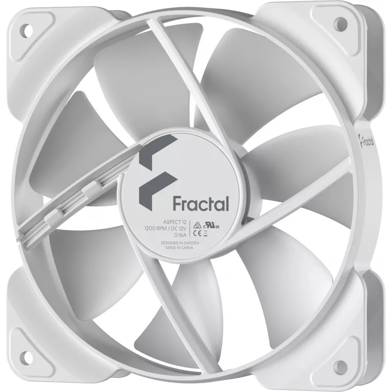 Fractal Design Aspect 12 120mm korpuso ventiliatorius baltas