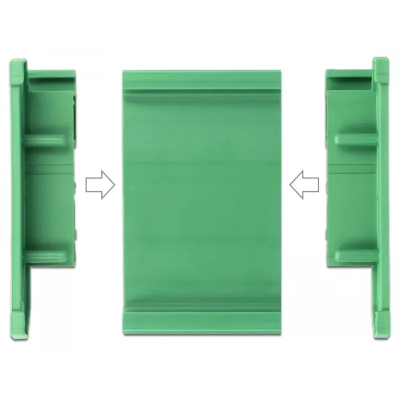 Laikiklis spausdintinėms plokštėms DeLOCK 65989, žalias plastikas, 5 cm
