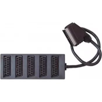 SCART jungiklis ShiverPeaks 5 prievadų su 0,4 m SCART laidu (22224021)