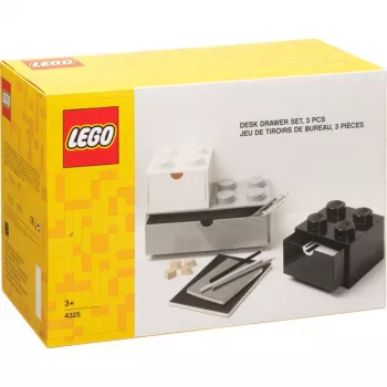 Stalinių stalčių rinkinys 3 vnt. Room Copenhagen LEGO Storage Box White, 43250801
