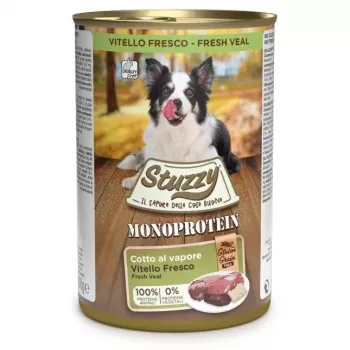 STUZZY Monoprotein Veal šlapias šunų ėdalas - 400 g